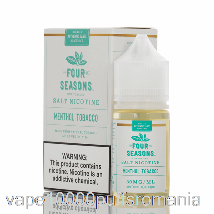 Vape Romania Sare De Tutun Mentol - Patru Anotimpuri - 30ml 50mg